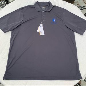 Core 365 Duke Health mens polo shirt grey XL